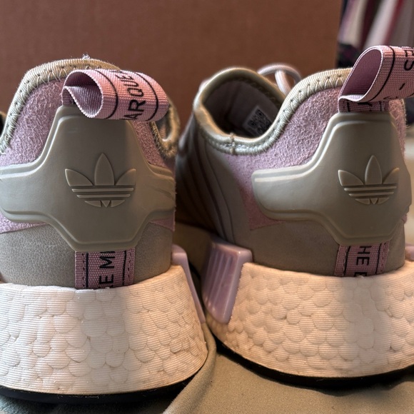Adidas Taupe Sneakers with Iridescent Details - Picture 2 of 5